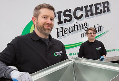 Fischer Heating and Air technicians